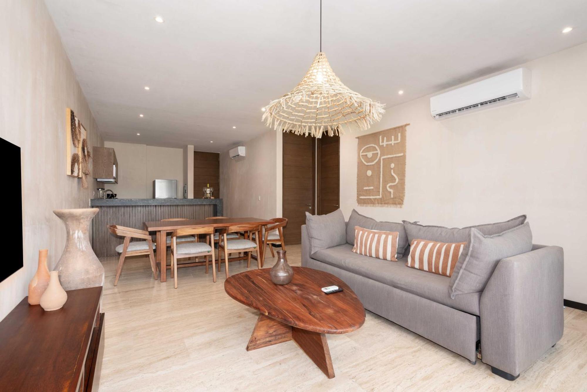Extraordinary 2Br Apartment In Fully Equipped Hotel In Tulum ตูลุม ภายนอก รูปภาพ