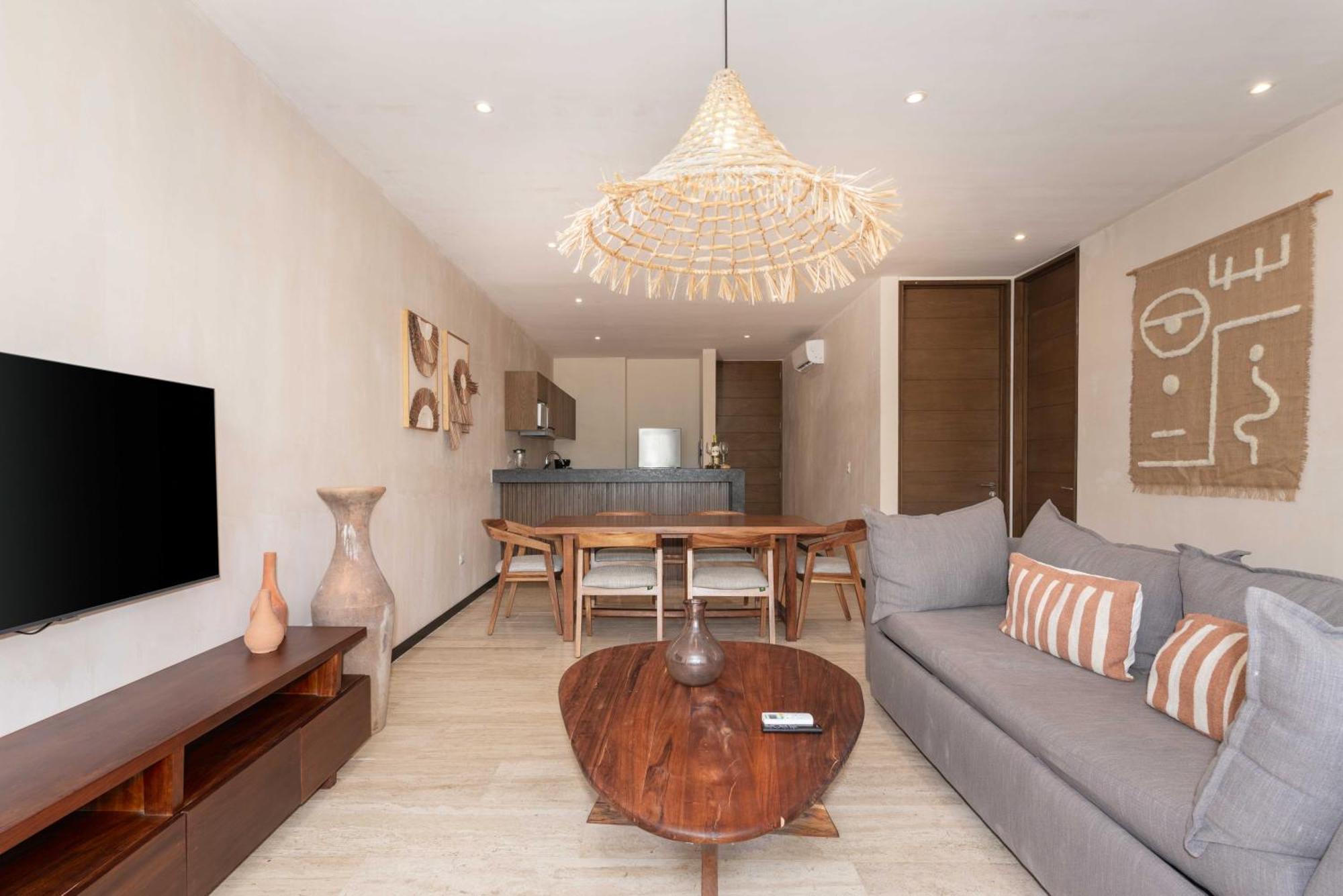 Extraordinary 2Br Apartment In Fully Equipped Hotel In Tulum ตูลุม ภายนอก รูปภาพ