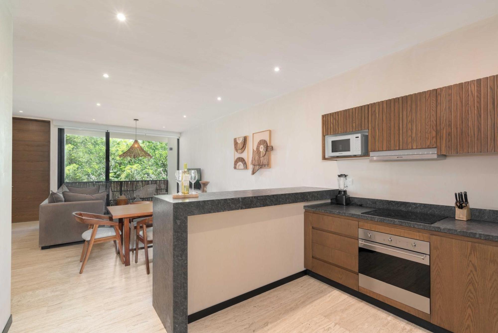 Extraordinary 2Br Apartment In Fully Equipped Hotel In Tulum ตูลุม ภายนอก รูปภาพ