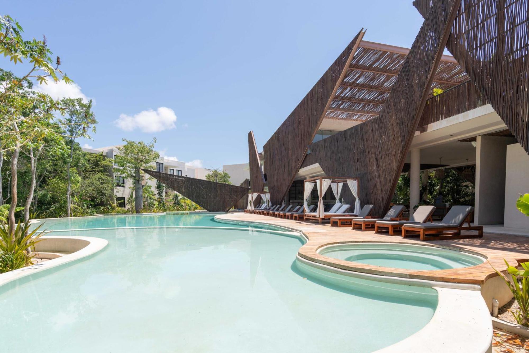 Extraordinary 2Br Apartment In Fully Equipped Hotel In Tulum ตูลุม ภายนอก รูปภาพ